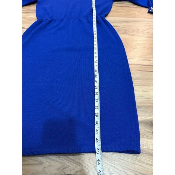 St. John by Marie Gray Santana Knit Mock Neck Long Sleeve Dress Sz 10 or M - Picture 11 of 11